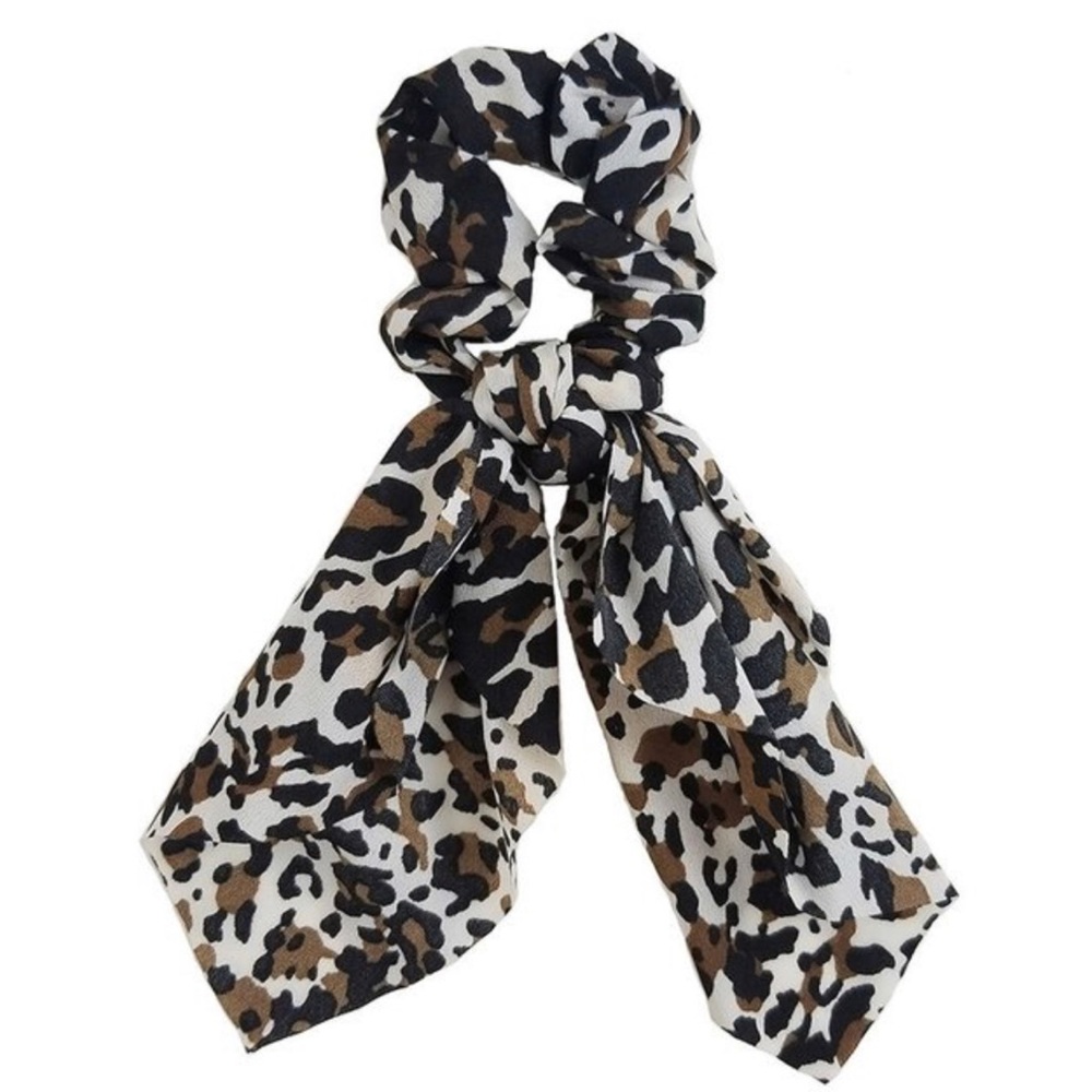 Leopard Animal Cheetah Print Hair Tie Ribbon - Picture 2 of 3